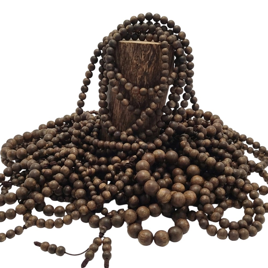 KYARASEN Luxury Oud Jewelry - Natural Kynam Agarwood Beads and Misbaha for Prestige Wear.