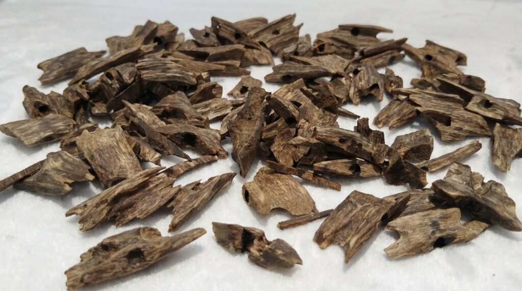 Premium Kynam Oud Chunks by Kyarasen - High resin content agarwood for meditation